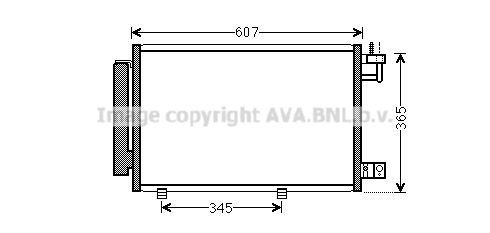 AVA QUALITY COOLING Kondensators, Gaisa kond. sistēma FD5439